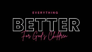 Better! Song by Hezekiah Walker. The Lord gave a message with song. Links 👇🏾 & question at end