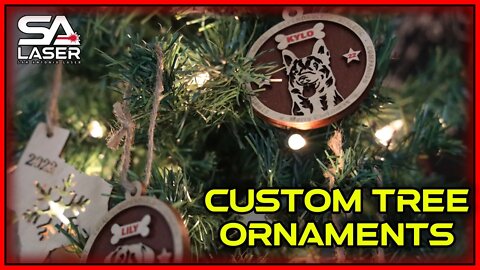 Custom made tree ornaments
