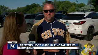 The I-94 rivalry comes to Miller Park as the Brewers take on the Cubs tonight