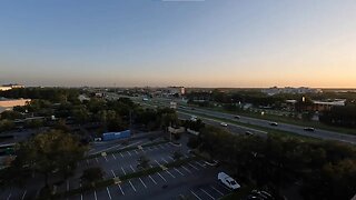 Traffic and Sound - Interstate 4 Sunset from the Tenth Floor - Orlando, FL #asmr