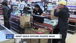 Paper or plastic? Giant Eagle's new policy on single use plastic bags