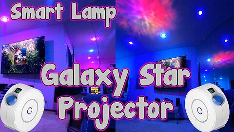 Smart Galaxy Projector | Nebula Cloud & Laser Starts | Home Theater | Google Home Compatible!