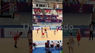 Girls Basketball match between Thai and Indonesia