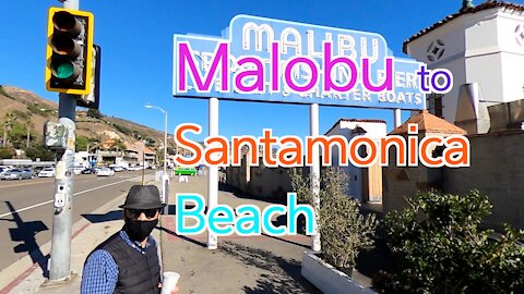 malibu beach to santamonica