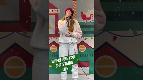 Where are you Christmas cover clip sung live at the Pittsburgh holiday market 2023