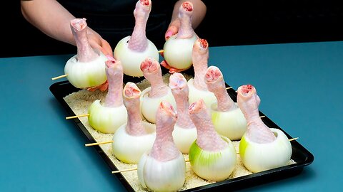 The new way to cook chicken legs, which conquers the world!