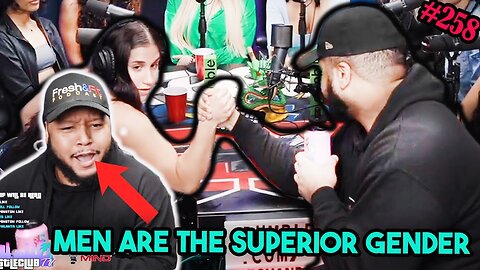Chris ARM WRESTLED Body Builed Girl To Make The Panel Accept Male Superiority!