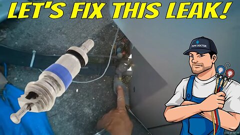 Central AC Blowing Warm Air & Low Refrigerant - How to Replace Leaking Schrader Valves