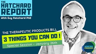 The Therapeutic Products Bill - 3 Things You Can Do!