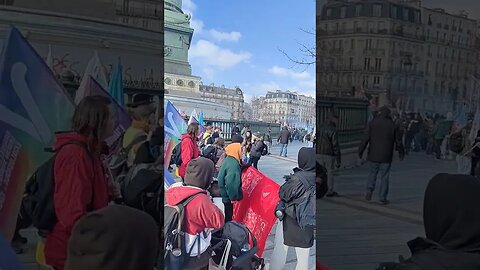 "Marche pour nos Retraites" de la Jeunesse à Paris du 21/01/23