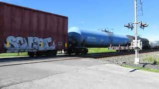 CSX Manifest Mixed Freight Train from Bascom, Ohio August 30, 2020