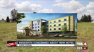 Residents concerned about new hotel
