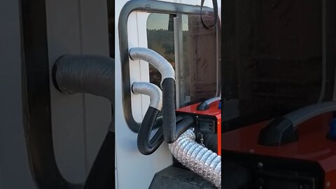 Hiker trailer diesel heater setup.