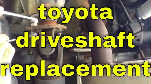 Quick SIMPLE driveshaft Replacement Toyota 4Runner 2WD √ Fix it Angel