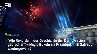 "Alle Rekorde in der Geschichte der Demokratien gebrochen" – Bukele als Präsident wiedergewählt