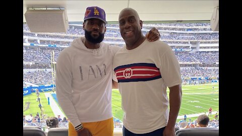 Lebron and Magic Dallas Cowboys and the Los Angeles Chargers met at SoFi Stadium