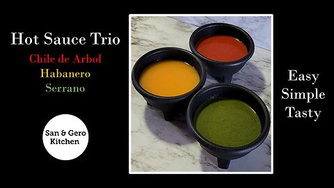 Hot Sauce Trio Recipes
