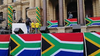 SOUTH AFRICA - Cape Town - Springbok Trophy Tour (Video) (fvn)