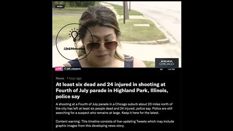 6 dead and 24 injured in shooting at Fourth of July parade In Chicago Highland Park 😱 BREAKING NEWS!