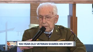100-year-old veteran honored on Veterans Day