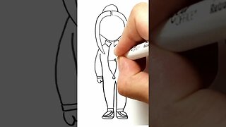 How to draw and paint Rihanna #shorts