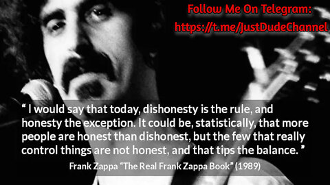 Frank Zappa Predicts Our Present-Day Government: