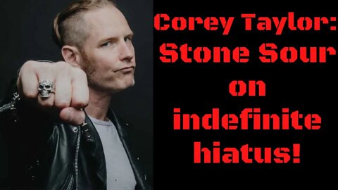 Metal News: Corey Taylor: Stone Sour just don't get on with each other