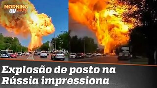 Impressionante: posto explode na Rússia