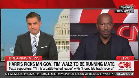 Let The Drama Begin: Van Jones Says Harris VP Pick Is Her 'Caving In' To Anti-Jewish Left