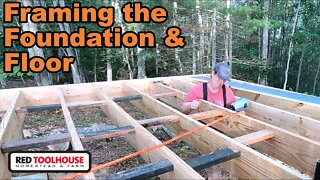 Offgrid Cabin Build: Part 3 - Foundation Piers and Subfloor Framing