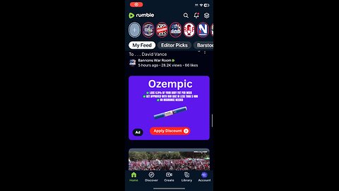 🤨Really, Rumble? 🤨…OZEMPIC ADS 🤨
