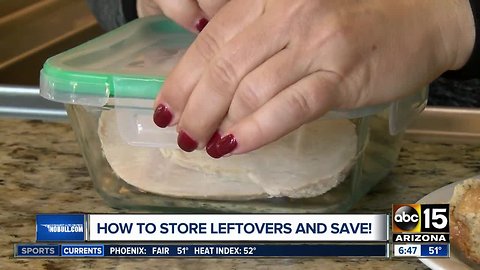How to store leftover food and save money