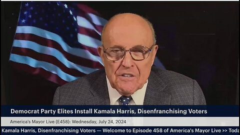 America's Mayor Live (E458)- Democrat Party Elites Install Kamala Harris, Disenfranchising Voters