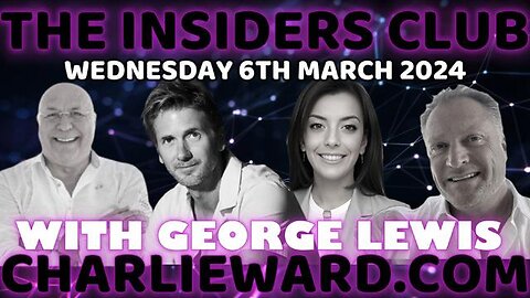 UPCOMING EVENTS! WITH GEORGE LEWIS ON CHARLIE WARDS INSIDERS CLUB WITH MAHONEY & DREW DEMI
