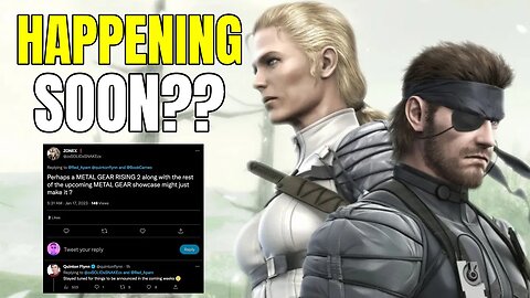 Metal Gear Solid Announcement In The Coming Weeks? - Voice Actor SPEAKS