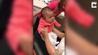 This Deaf Baby Isn't a Fan of Her Hearing Aids Until She Hears This Sound for the First Time