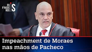 Senador entra com pedido de impeachment de Alexandre de Moraes. E agora, Pacheco?