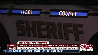 Tulsa Co. Sheriff's deputy shoots, kills man