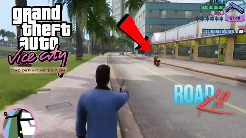 How to clear Road Kill Mission In GTA Vice City Definitive Edition |GTA Vice City -Road Kill Mission