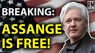 BREAKING: JULIAN ASSANGE IS FREE