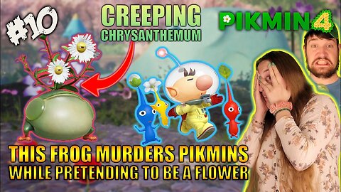 This Frog Murders Pikmin while Pretending to be a Flower! - Pikmin 4 Coop Let's Play