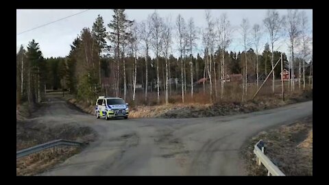 Troll report from Ljusdal, Hälsingland, Scandinavia. Police presence, but everything is calm