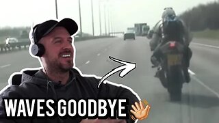 Reaction to 180mph Police Chase BMW S1000RR