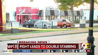 Fight leads to double stabbing