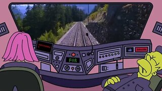 Сhilledcow on Cab Train - Lofi hip hop mix ~ Aesthetic Music, Stress Relief - Simpson sleep