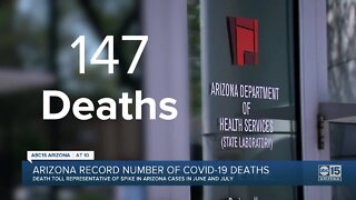 Arizona record number of COVID-19 deaths