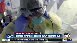 Doctors report progress as survivors speak out