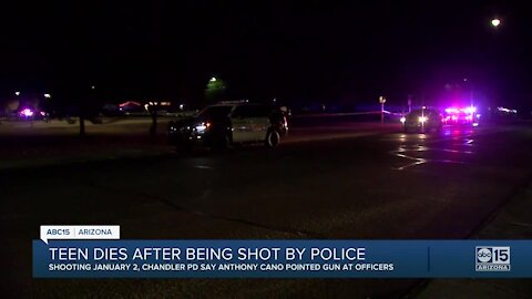 Teen shot by Chandler police has died