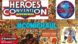 #ComicHaul from Heroes Con and Garden State Comic Fest! See what the Boyz got at the shows!