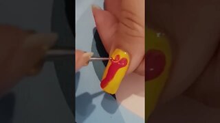 Easy nail art #mehsimcreations #ytshorts #shortvideo #nails #shortsfeed #youtubeshorts #nailart